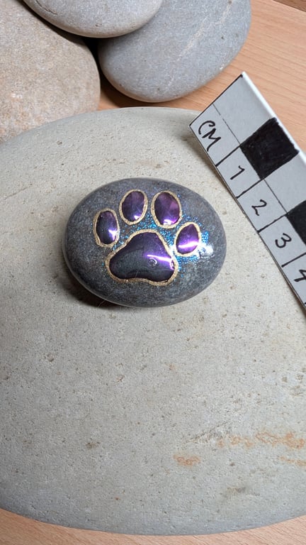 Paw Print Stone