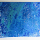 "Oceanic Bliss 2 " Original Handmade Abstract Acrylic Painting