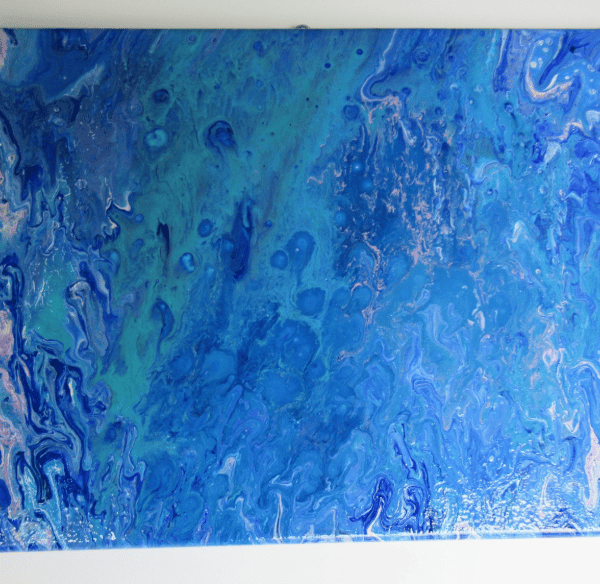 "Oceanic Bliss 2 " Original Handmade Abstract Acrylic Painting