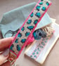 Leopard Print Needlepoint Key Fob Kit – Beginner Bag Charm Craft Kit - Image 4