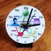 Big Bang Rock Paper Scissors Clock for work desk or table top