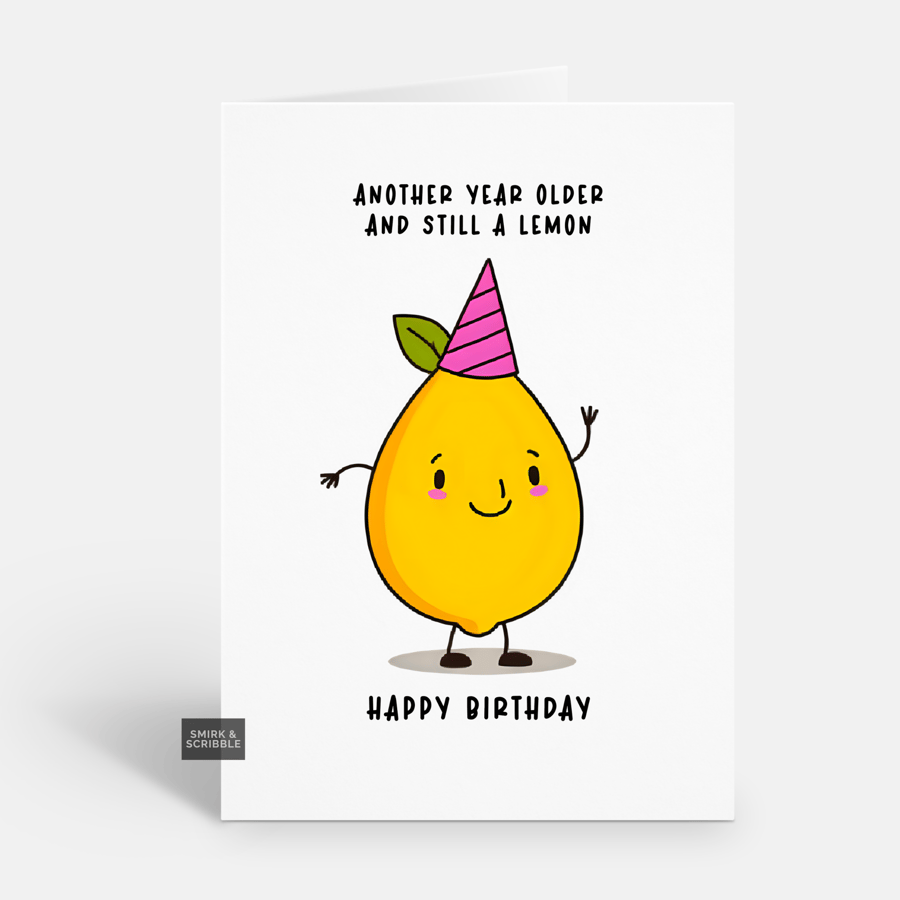 Unique Funny Birthday Card For Him Or Her 