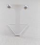 Simple Sterling Silver Stud Earrings - Image 3