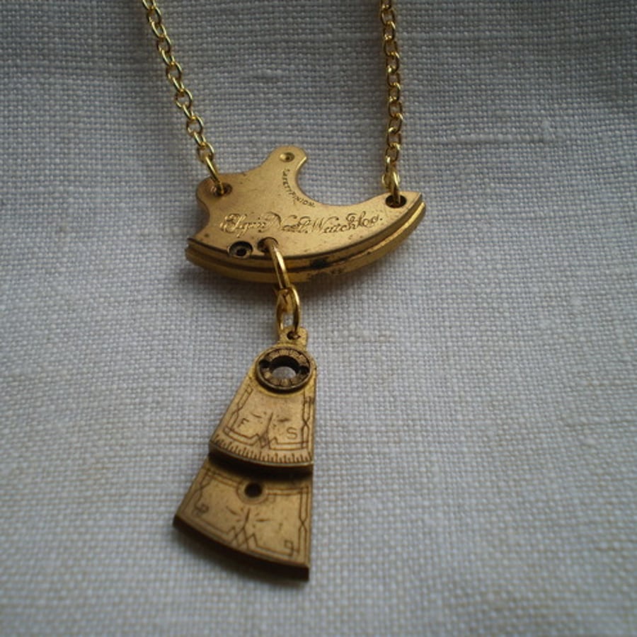 Steampunk Balance Time Necklace