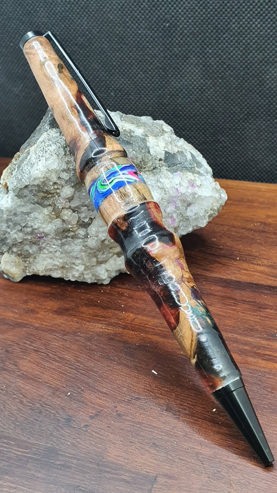 wood and resin pen