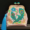 Art Deco Peacock Feathers purse