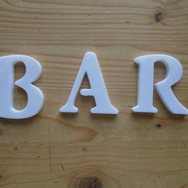  Bar Self Adhesive letters 