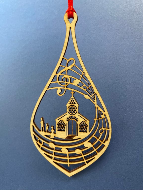 Christmas carol decoration - O Come All Ye Faithful