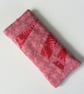 Glasses, sunglasses case, crazy patchwork, pink and red - Image 5