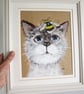 Original. Kitten and Bumblebee  - Image 2
