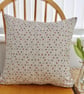 Feature Cushion: Dots design 17" (43cm), Handmade Throw Pillow - Image 2