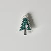 'Christmas Tree' - Handmade Brooch
