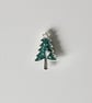 'Christmas Tree' - Handmade Brooch