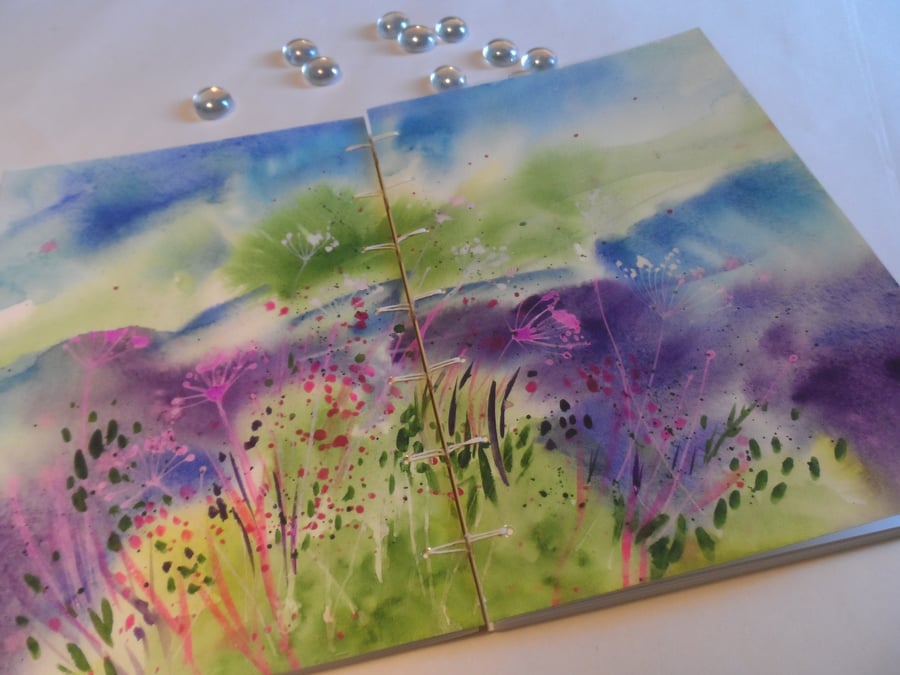 An original watercolour painting turned into a book (no. 35) 