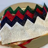 Christmas Crowns - set of four reusable crowns. Stars fabric