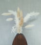 Wood Dried Flower Vase with Cutout Upcycled Reclaimed Wood Vase Dark Oak Finish - Image 4