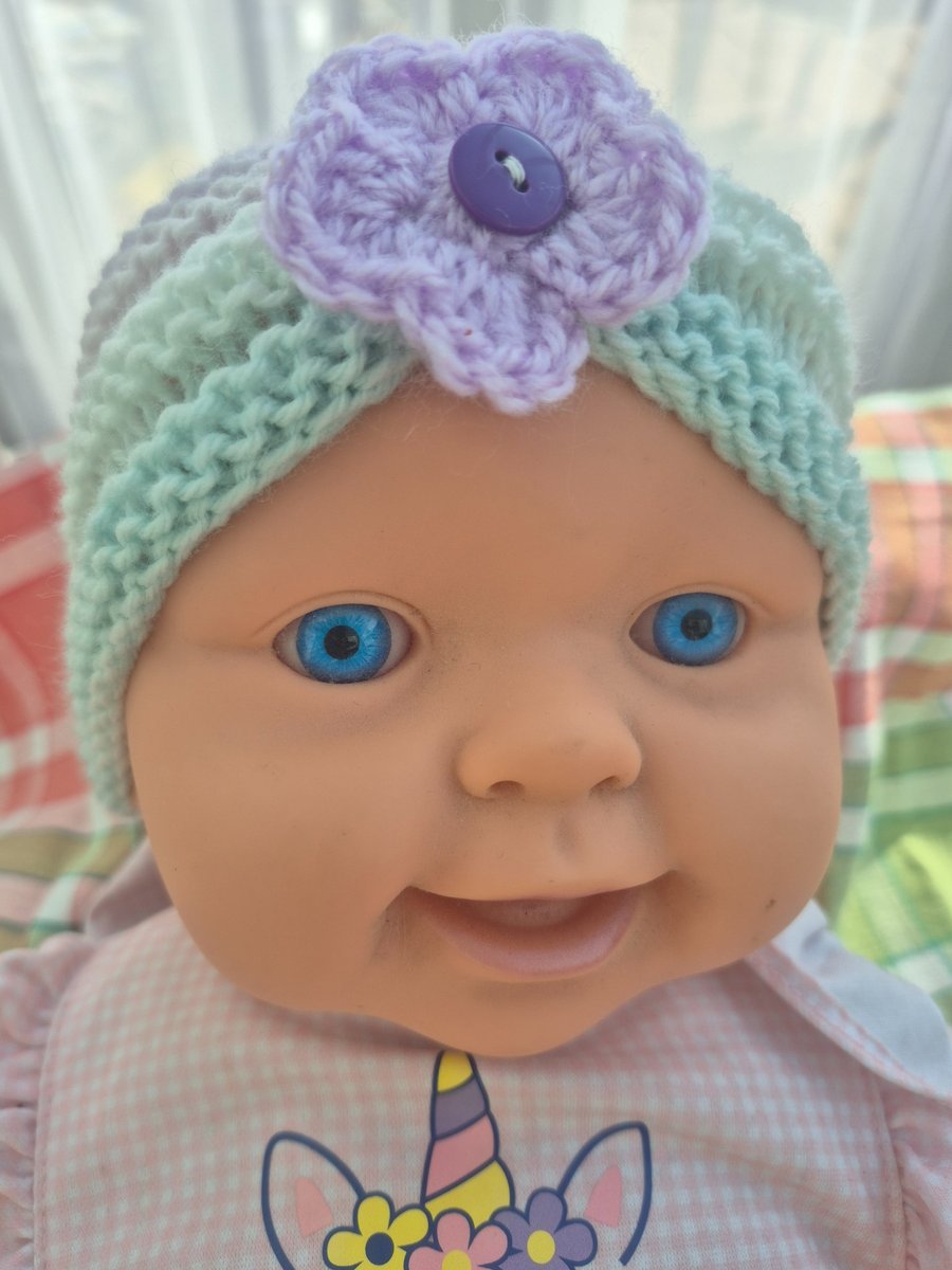 Baby Turban Hat to fit 3 to 6 months