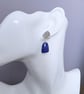 Labradorite and Lapis Lazuli earrings - Image 3