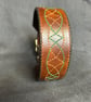 Handstitched Autumnal leather dog collar - Image 3