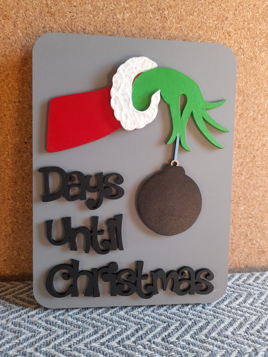 Christmas countdown decoration