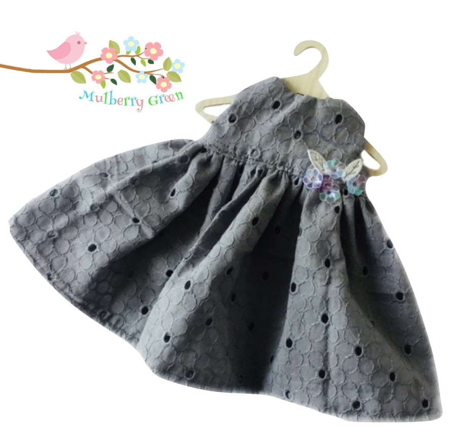 Light Grey Sequinned Dress