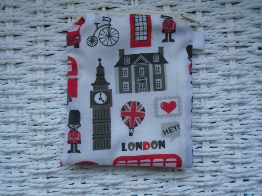 Love London Themed Coin Purse or Card Holder.