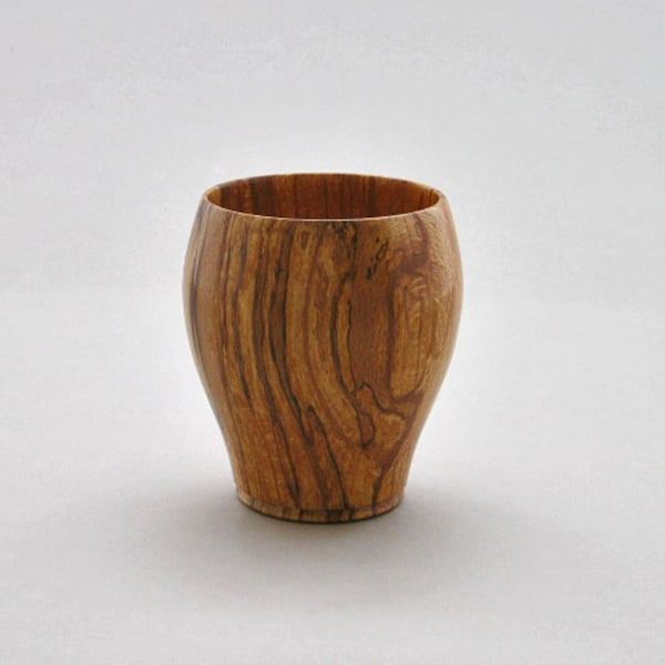 Spalted beech pot