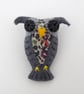 Felt Owl Brooch - Image 1