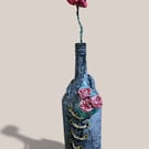 The Corseted Vessel Bottle Wasteland Bloom Industrial Romance 40cm Height