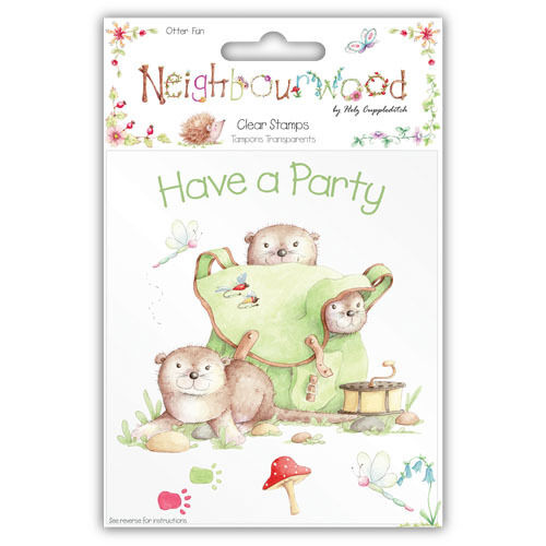   Helz Cuppleditch 'Neighbourwood - Otter Fun' Clear Stamps