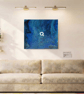 "Oceanic Enigma " Original Handmade Abstract Acrylic Painting - Image 2
