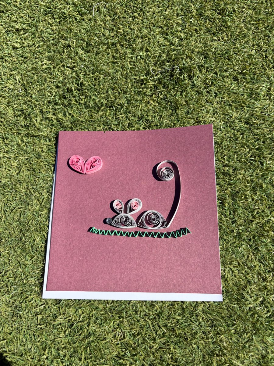 Handmade Quilled Card