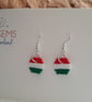Hungarian Flag Themed Earrings - Image 4
