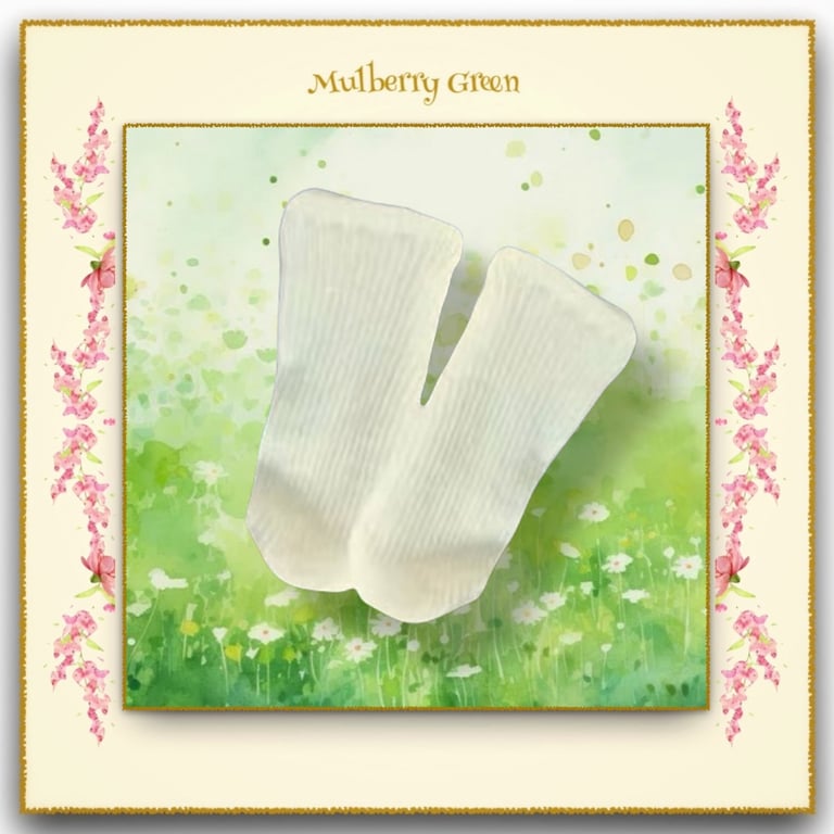 Plain Cream Socks