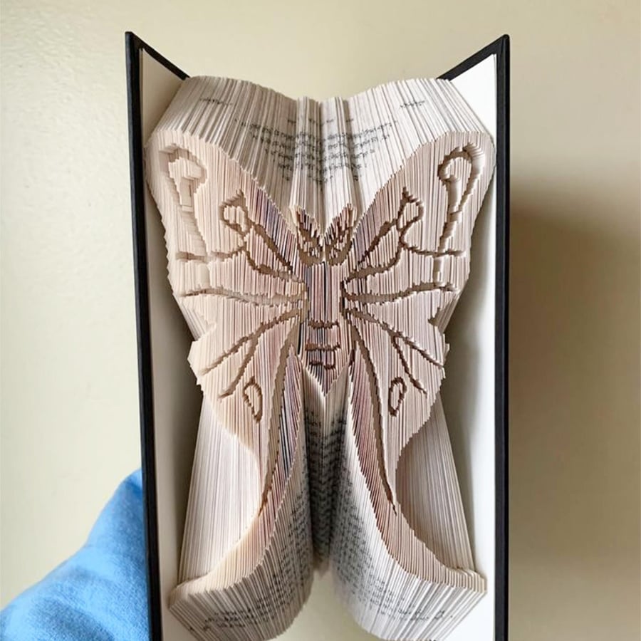 Luna Moth COMBI Book Folding Pattern - EMAILED PDF PATTERN