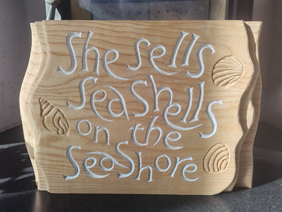 She sells sea shells on the sea shore