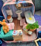 Rabbit Bathroom  doll's house in a suitcase  - Image 4