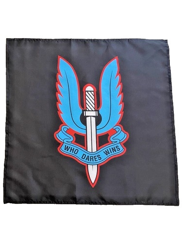 23" x 23" 59 x 59 cm SAS Special Air Service Flag Bandana Head Scarf Neck Tie
