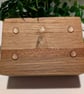 Recycled Oak and Mahogany tea light holder - Image 4