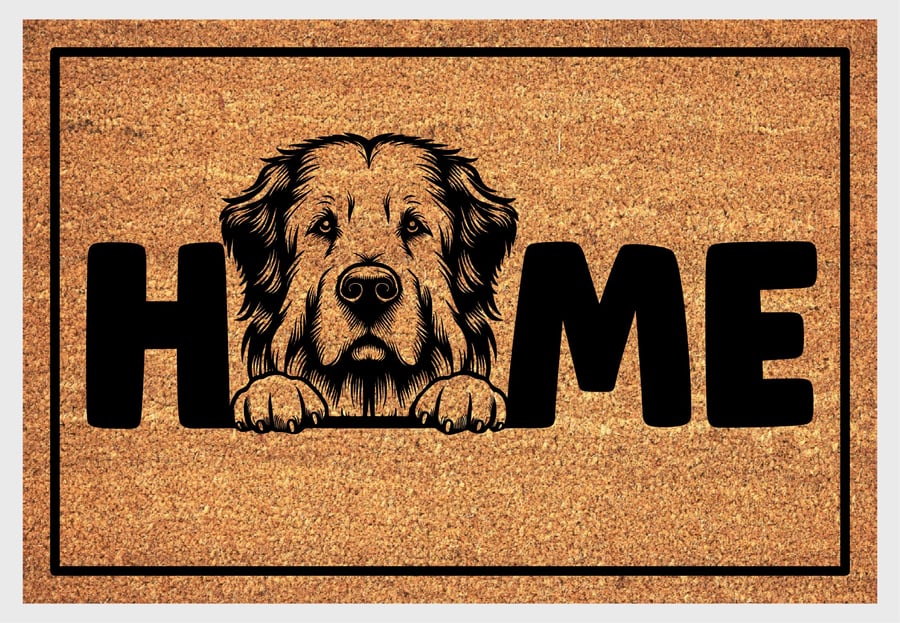 Polish Tatra Sheepdog Home Door Mat - Welcome Mat - 3 Sizes