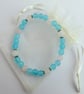 Aquamarine Jade, Frosted White Jade And Rose Quartz Bracelet - Handmade In Devon - Image 10