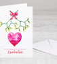 Personalised Christmas Love card for her, him or couple, premium quality - Image 4