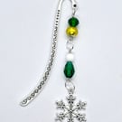 Snowflake Bookmark,stocking fillers,Secret Santa 