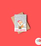 Fox Christmas Card, A6 Christmas Card, Cute Animal Christmas Card