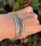 Silver and opal bangle  No Worries Bangle - Image 4