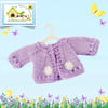 Lavender and Daisies Cropped Cardigan 