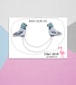 Pigeon Collar Chain - Hardpainted - Bird Jewellery