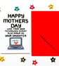 Funny Mothers Day Card, Joke Computer Mum, Mom Card From Daughter, Teenager - Image 3