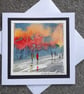 Handpainted Blank Card. Handmade. Letterbox Gift. Keepsake - Image 3