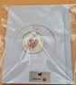 Gemini Fused Glass Card - Image 5